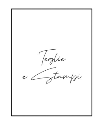 Teglie & Stampi