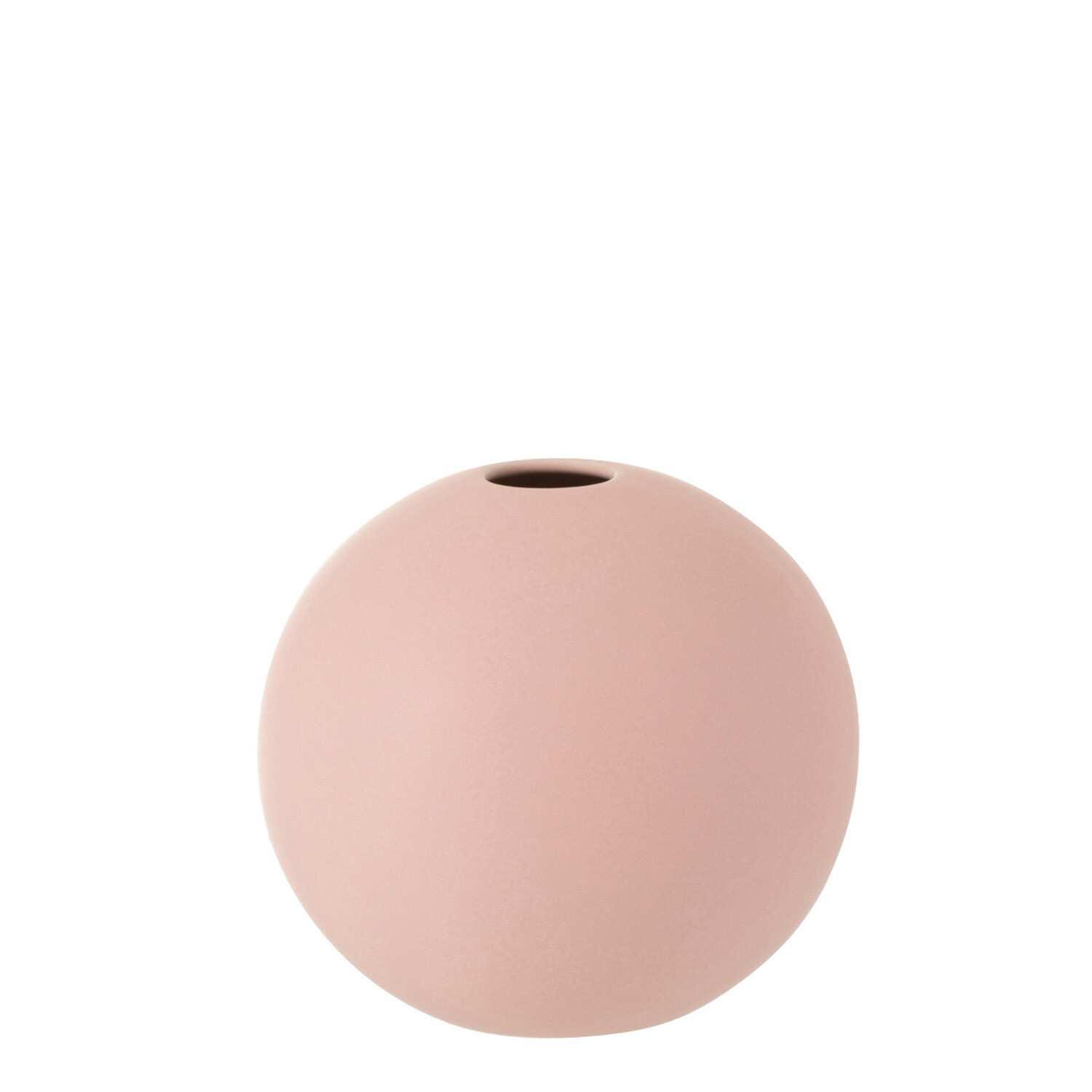 Vaso sfera opaco rosa