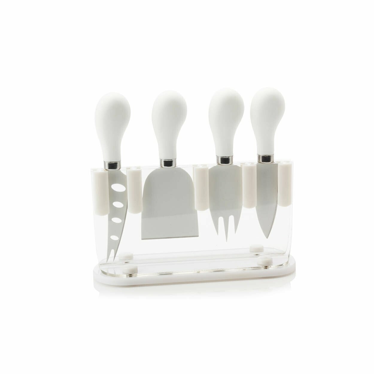 Ceppo coltelli Formaggi Slice&Dice Bianco