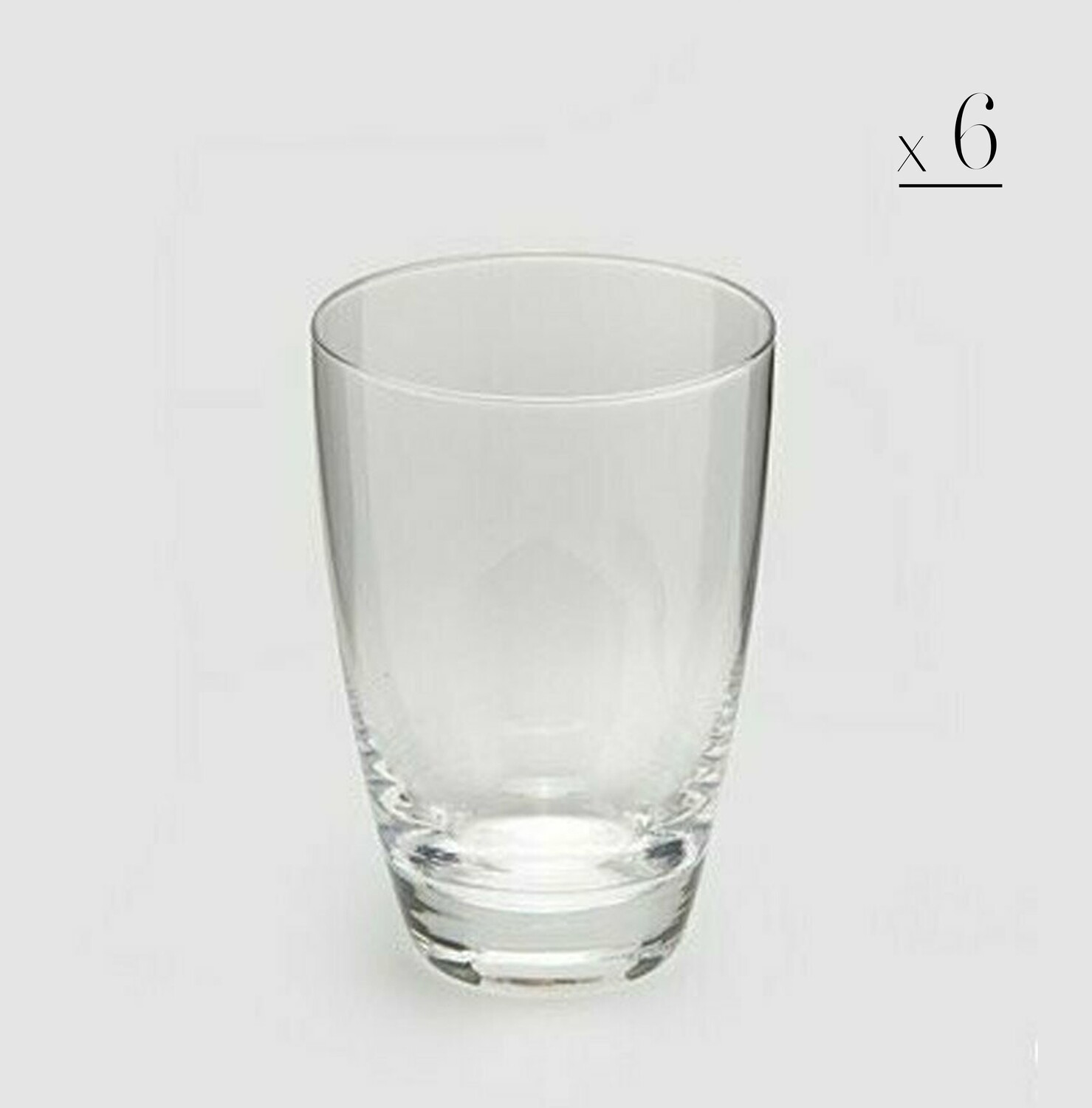 Set 6 bicchieri acqua