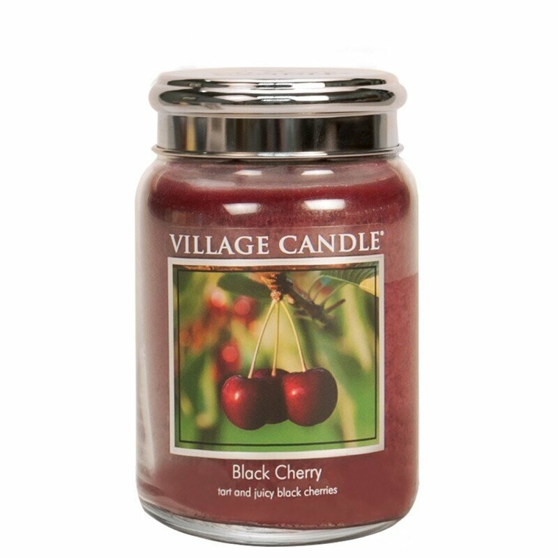 Village Candle Black Cherry  26oz
