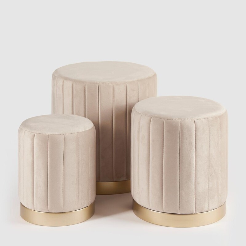 Pouf velluto