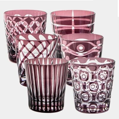 Set 6 bicchieri Luxury purple