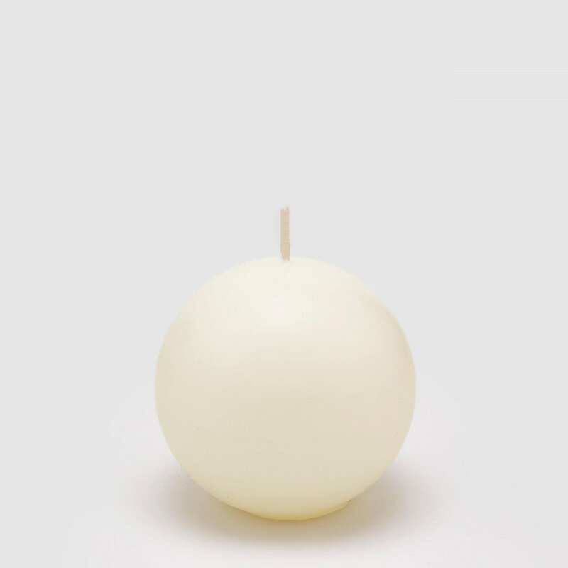 Candela sfera avorio