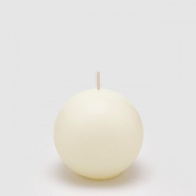 Candela sfera avorio