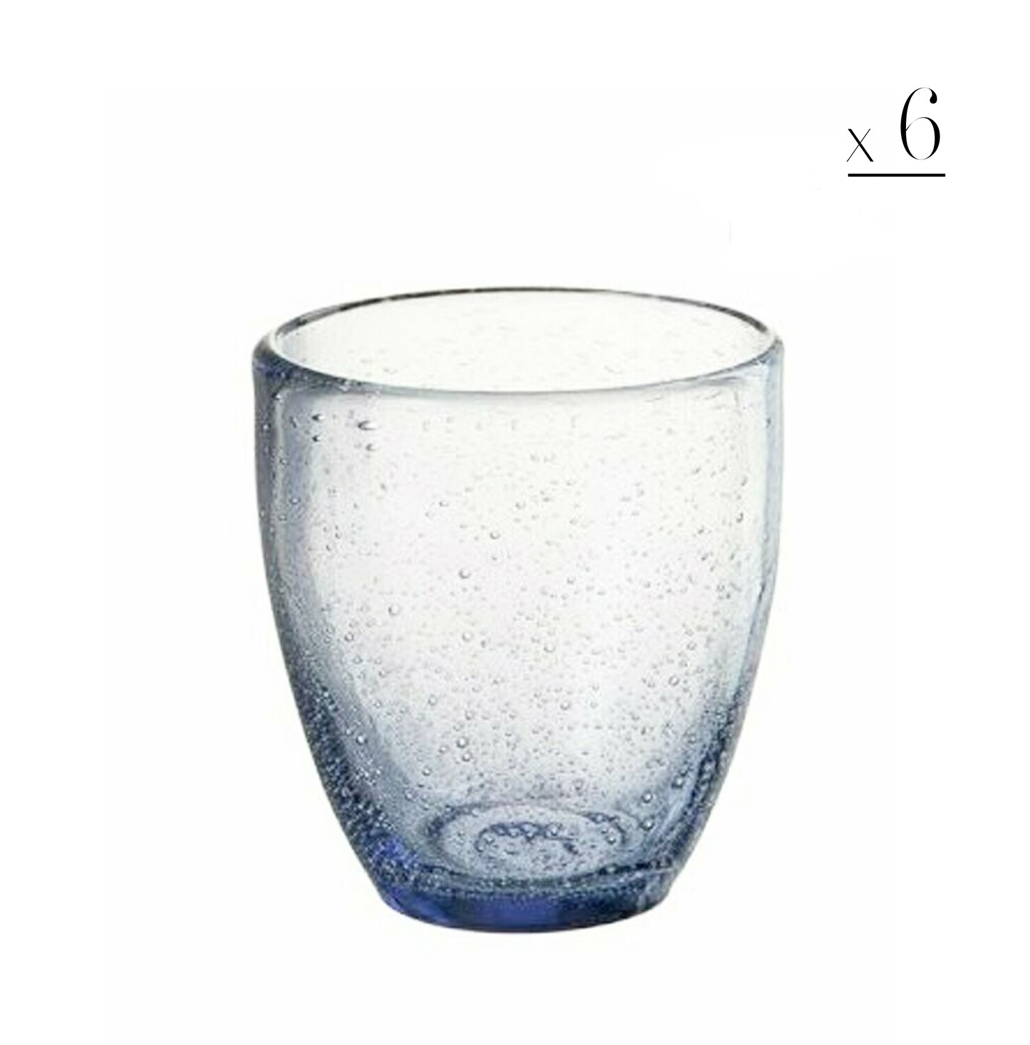 Set 6 bicchieri acqua Bolle