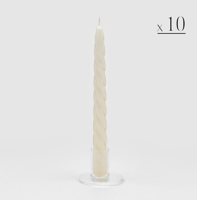 Set 10 candele stelo Twist