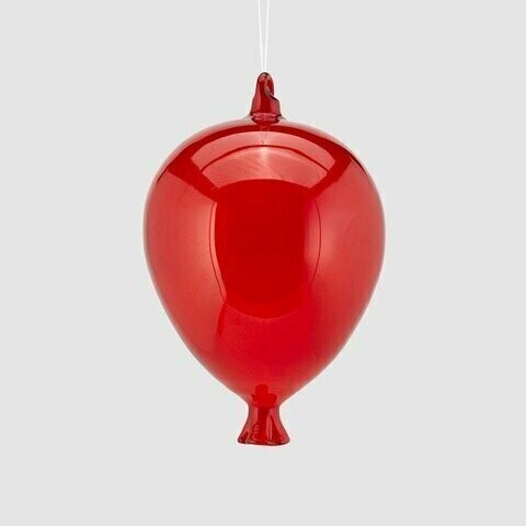 Decoro palloncino rosso h.20cm