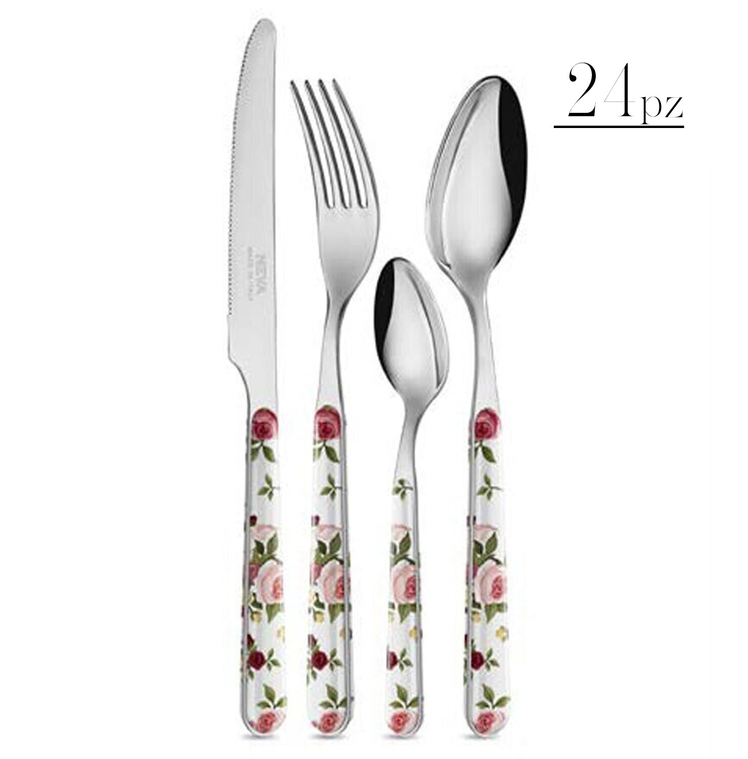 Set 24 posate Roses