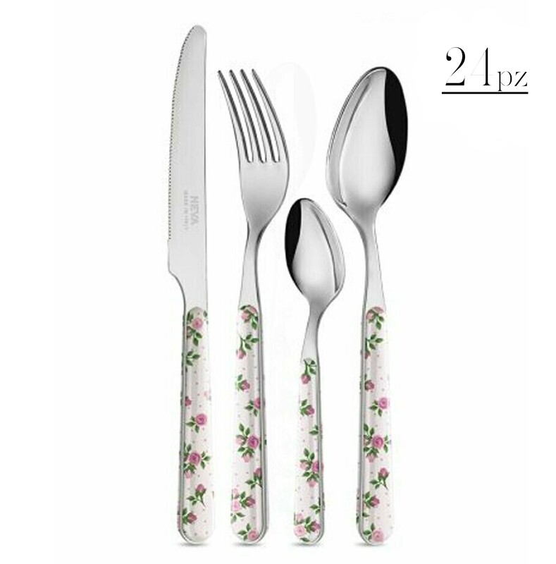 Set 24 posate Roses