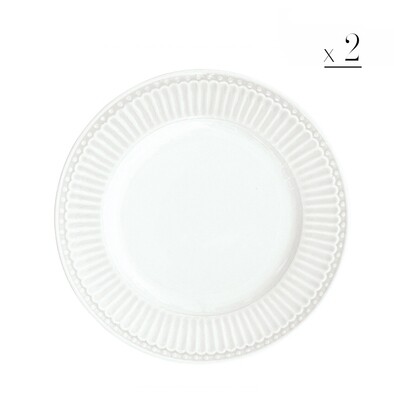 Set 2 piatti dessert Alice