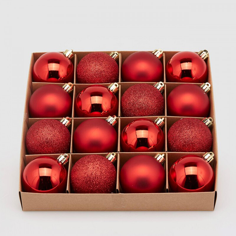Set 16 sfere mix rosse