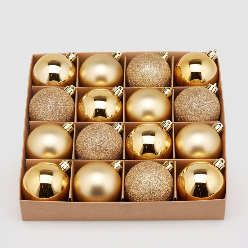Set 16 sfere mix oro