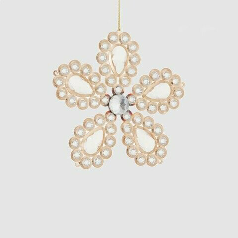 Decoro fiore gemme