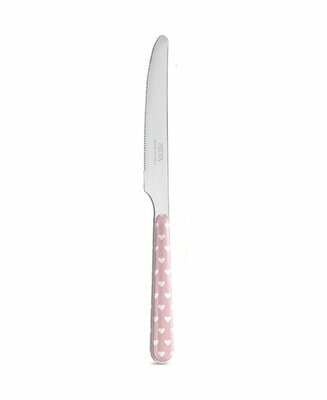Coltello cuori rosa