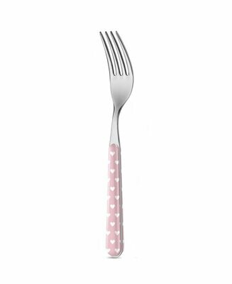 Forchetta cuori rosa