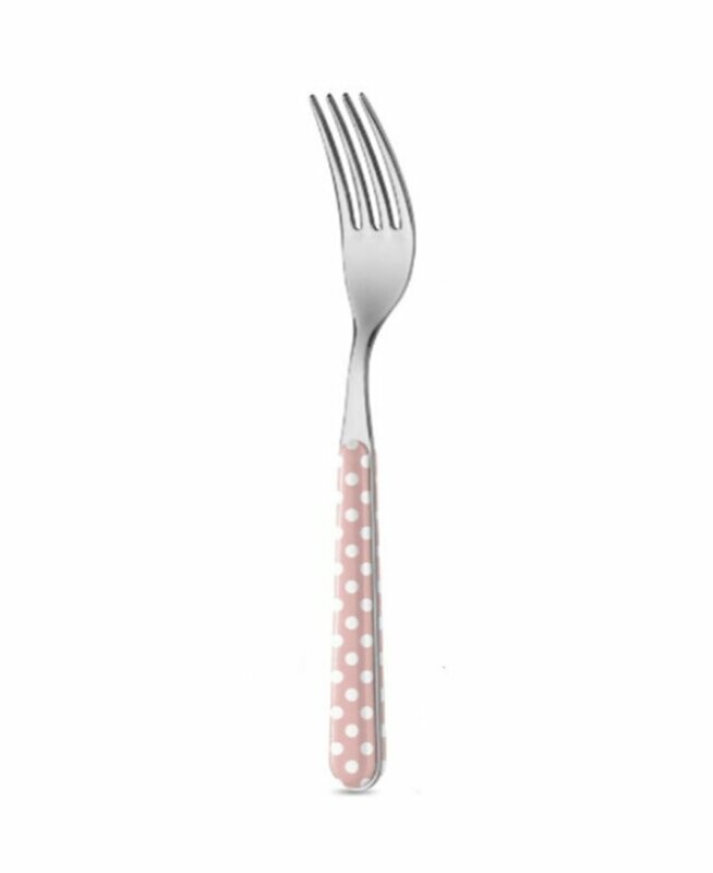 Forchetta pois rosa