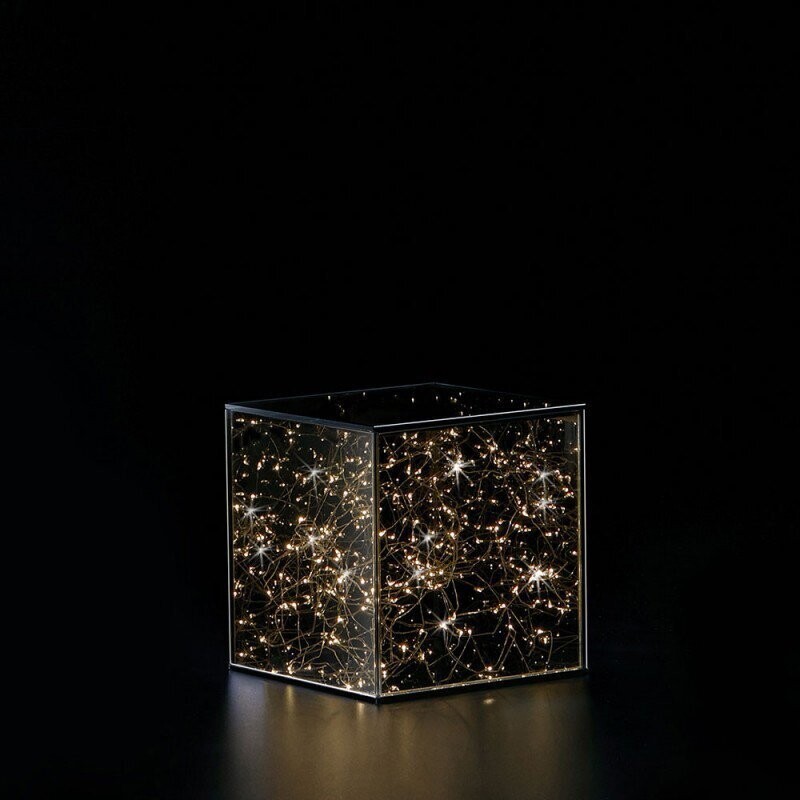 Teca chiusa cubo con led
