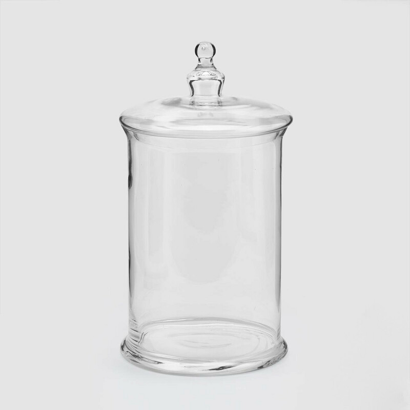 Contenitore in vetro con coperchio