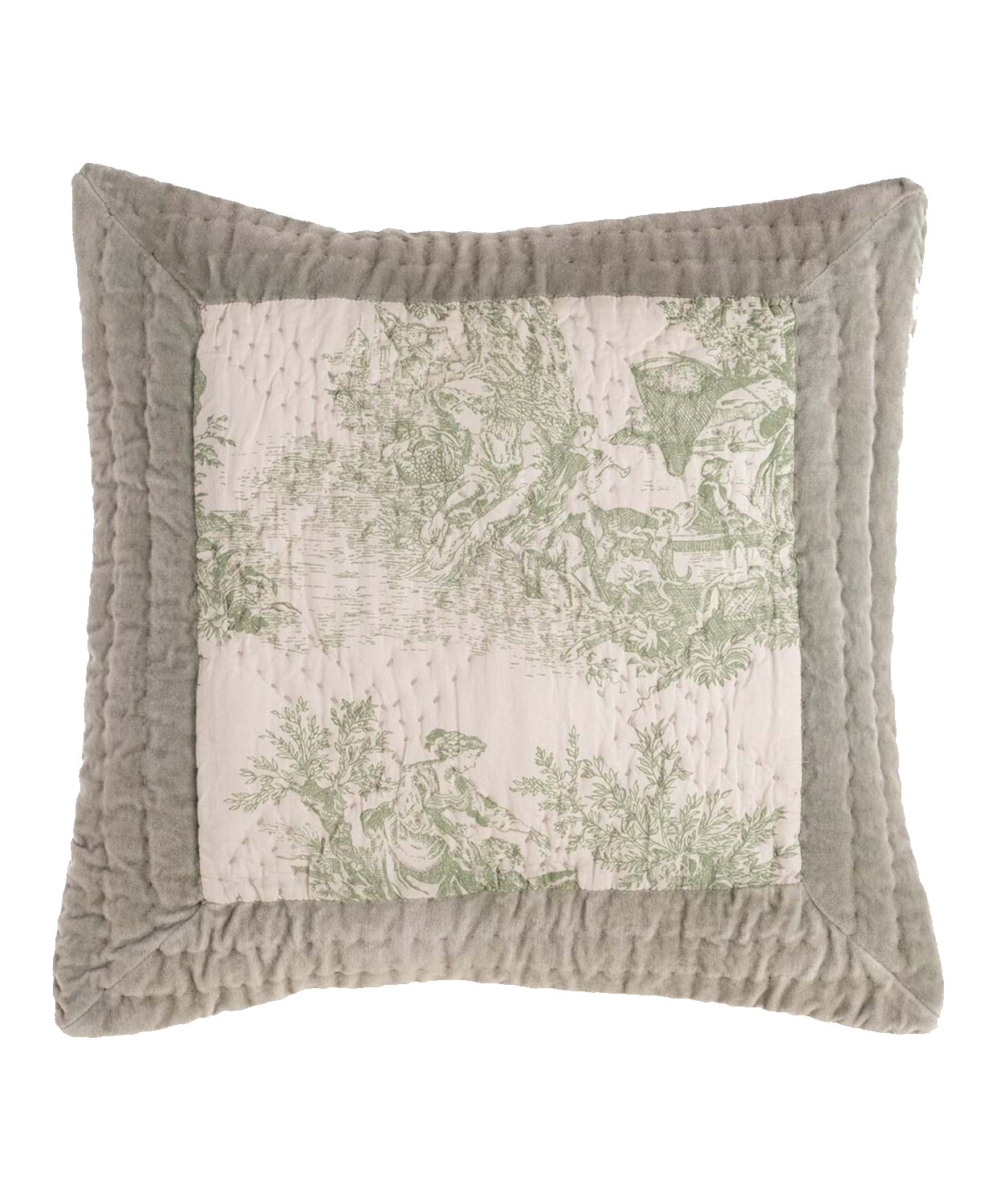 Cuscino Vintage Velvet salvia