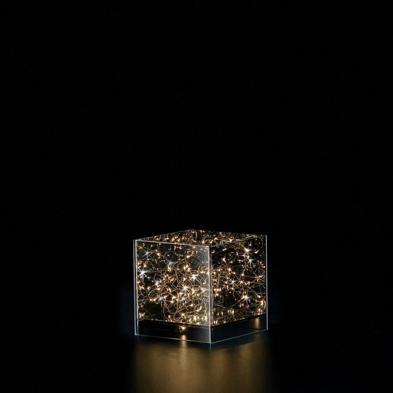 Teca aperta cubo con led