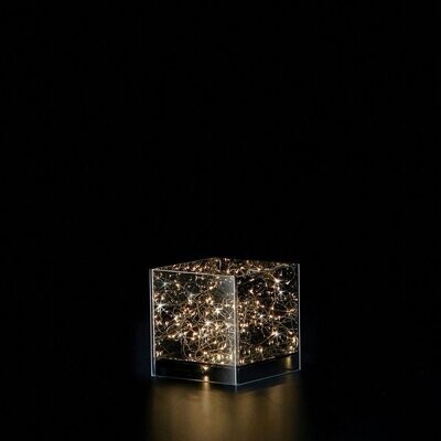 Teca aperta cubo con led