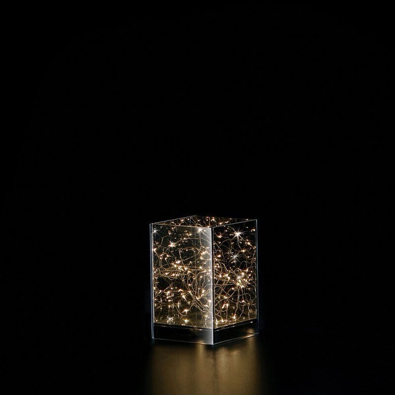 Teca aperta cubo con led