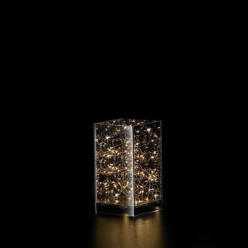 Teca aperta cubo con led