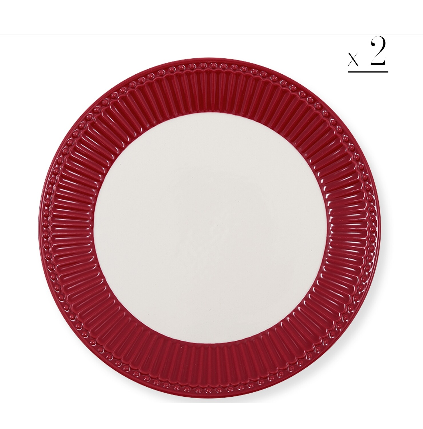 Set 2 piatti lunch Alice