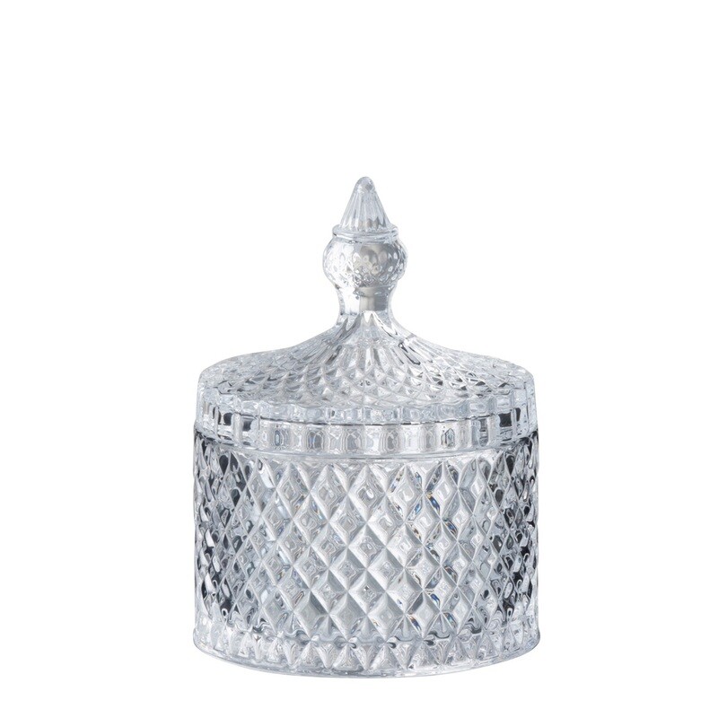 Barattolo rombi arabesque
