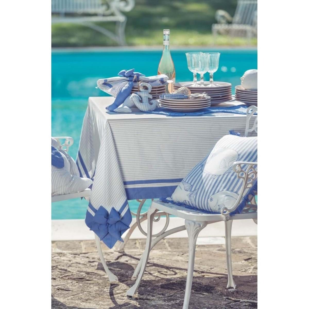 Tovaglia Sapore di mare 120x120cm