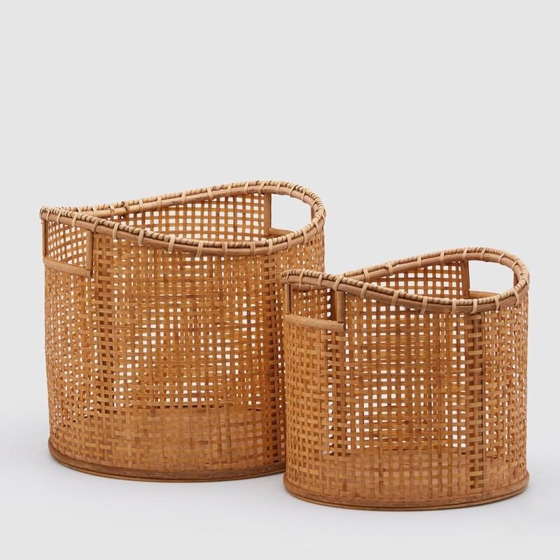 Cesto bamboo rotondo