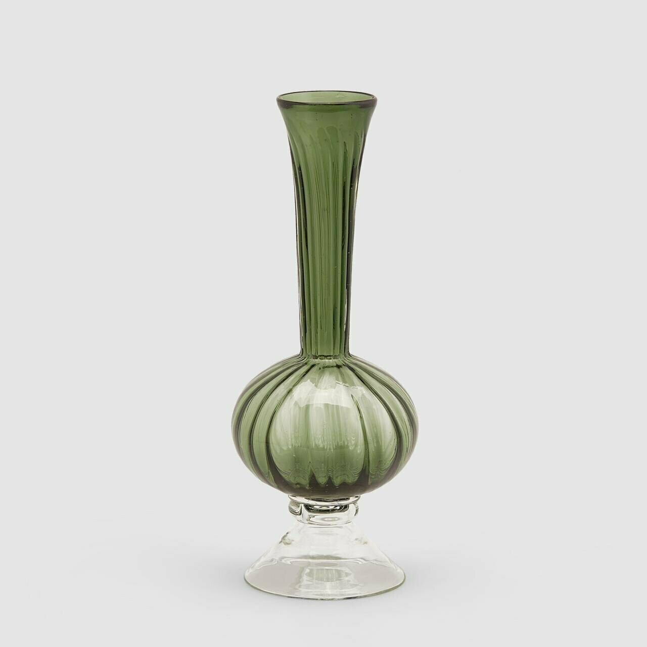 Vaso collo lungo verde