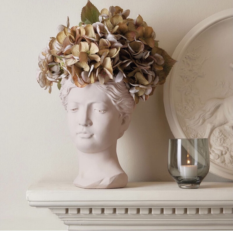 Vaso testa donna pale pink