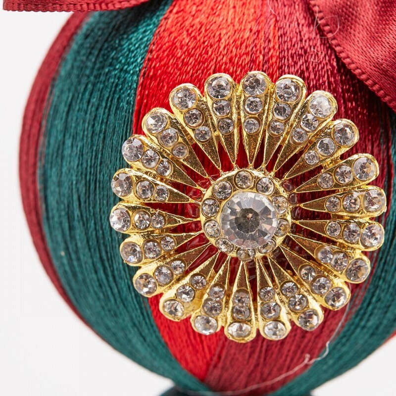 Palla meridiana Silk rossa/verde **DEALS**