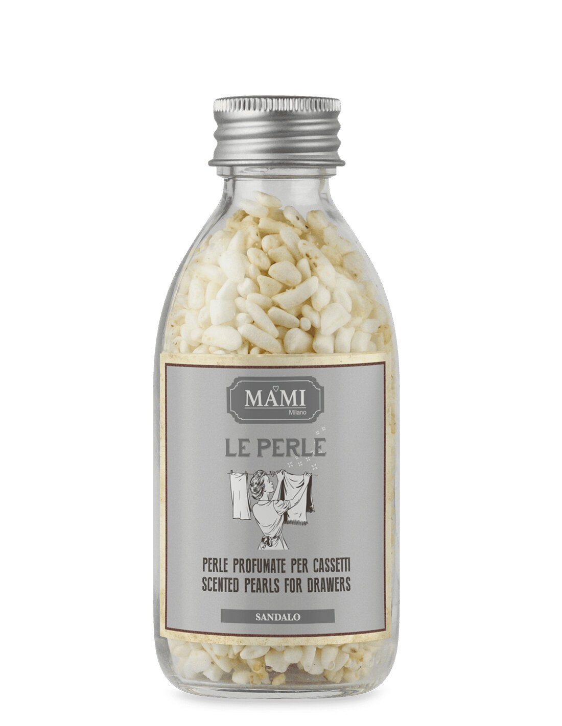 Perle Profumate cassetti Mami Milano Sandalo - In Vetro