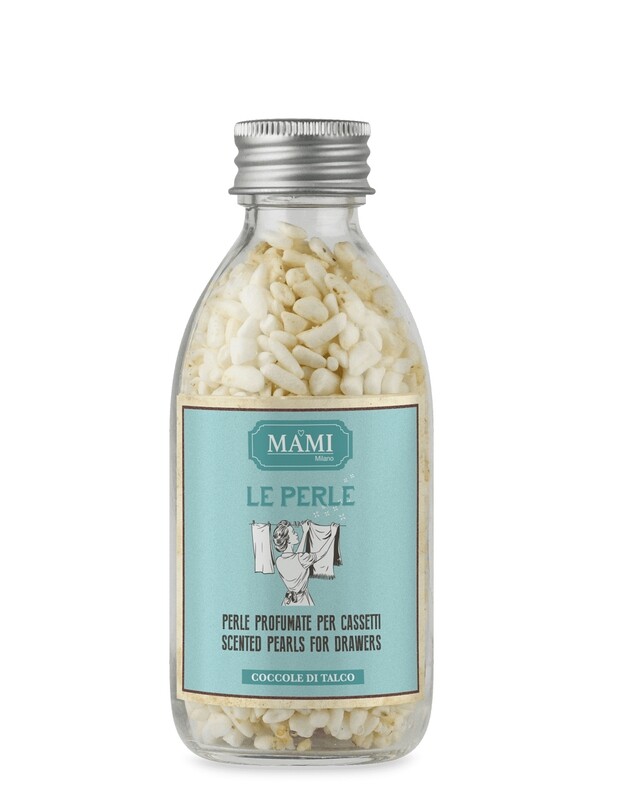 Perle Profumate cassetti Mami Milano Coccole di talco - In Vetro