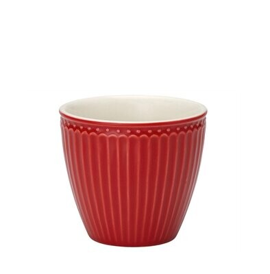 Latte cup Alice rossa