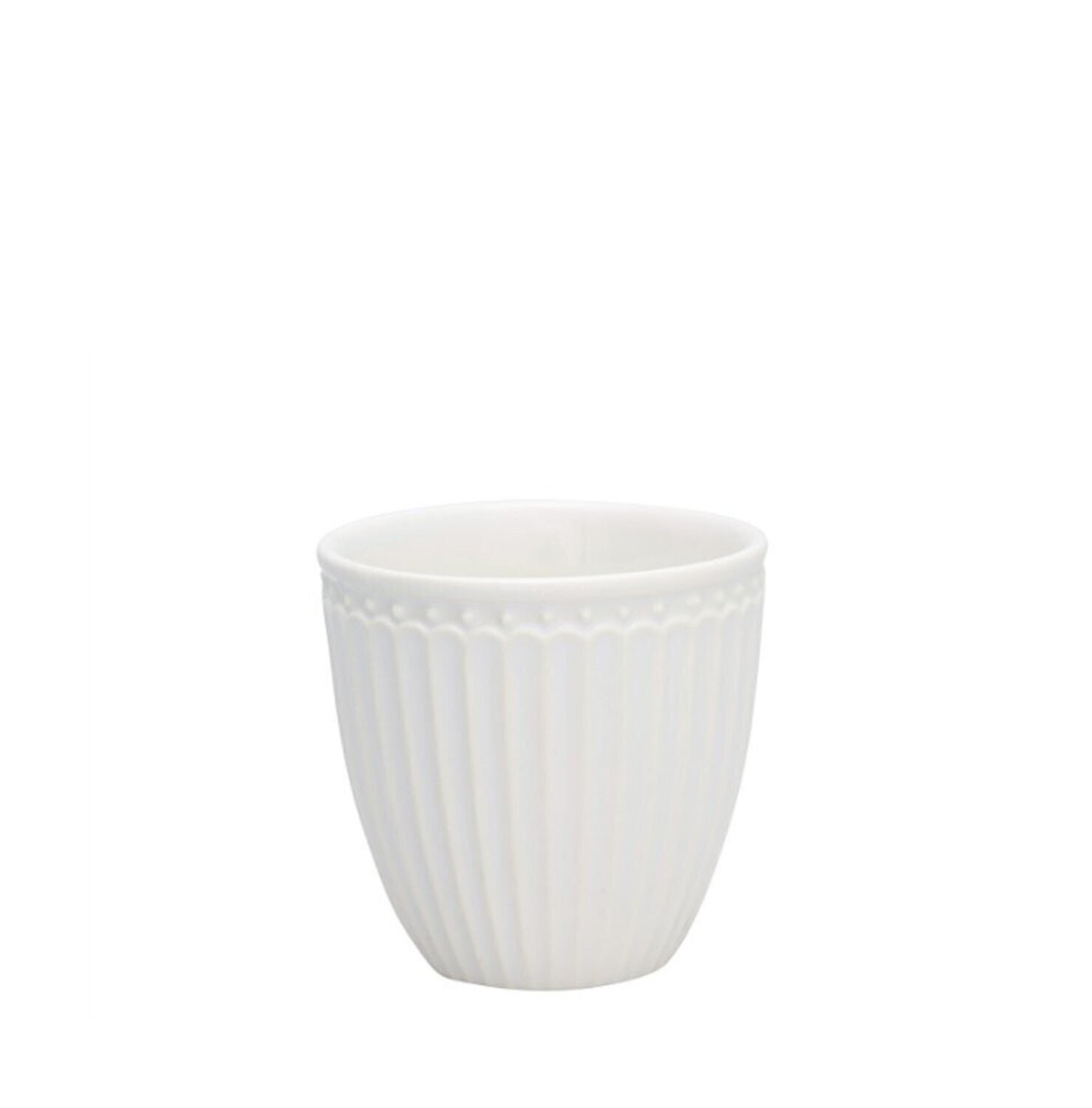 Mini latte cup Alice bianco