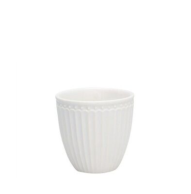 Mini latte cup Alice bianco