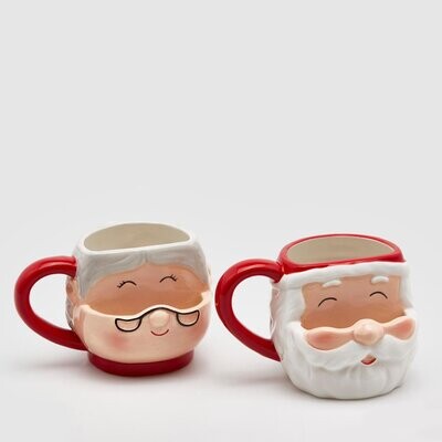 Tazza babbo e mamma natale