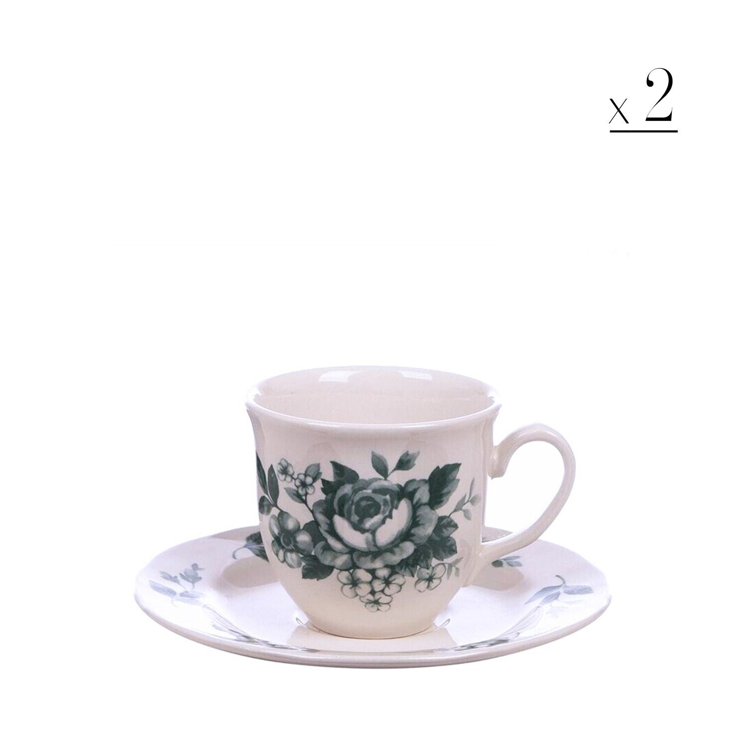 Set 2 tazze tè Splendor Green