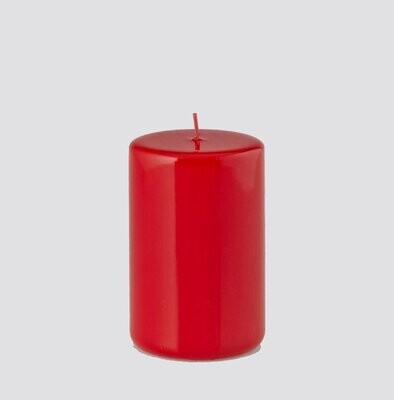 Candela cilindrica rossa