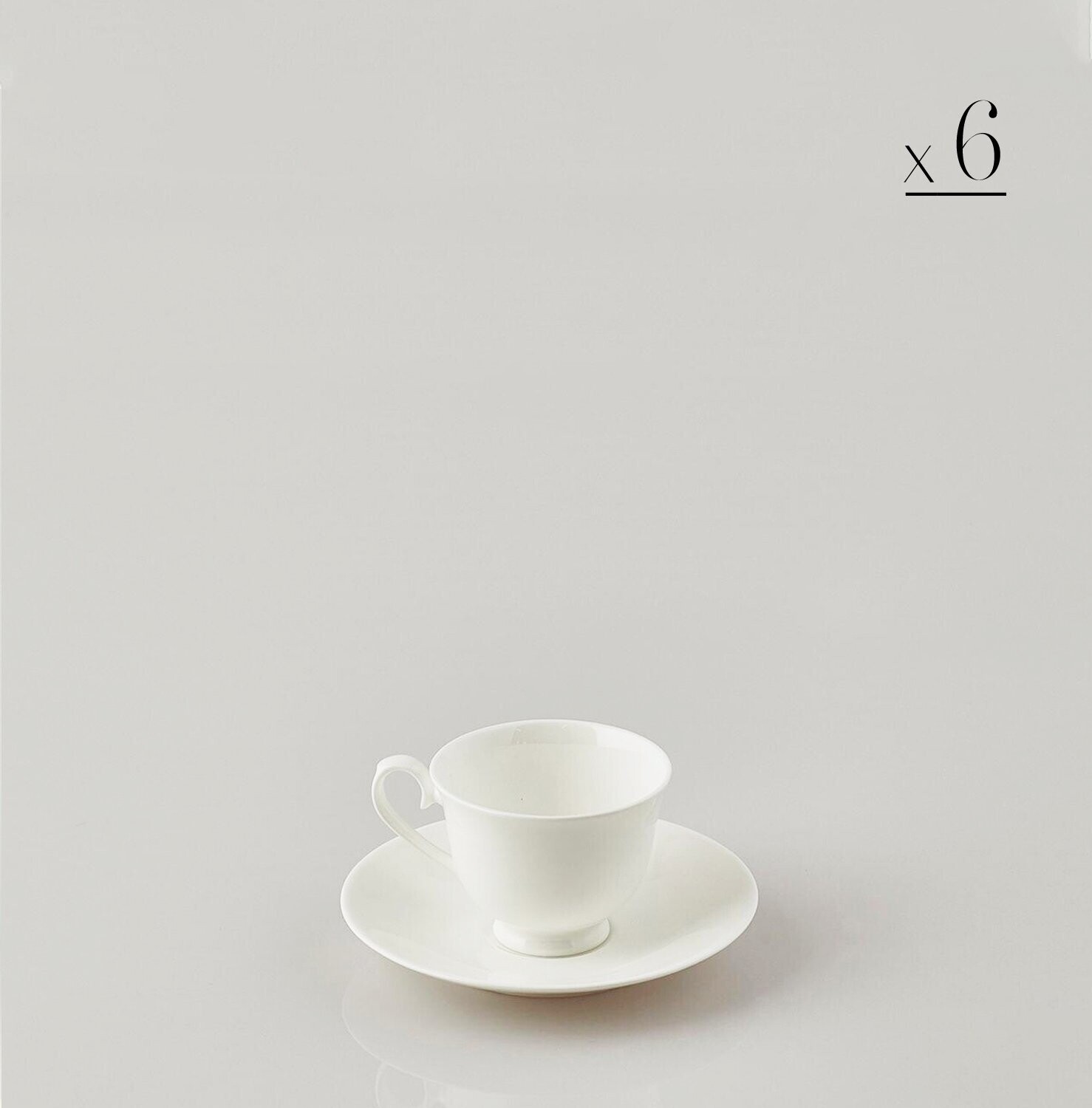 Set 6 tazzine caffè Clara