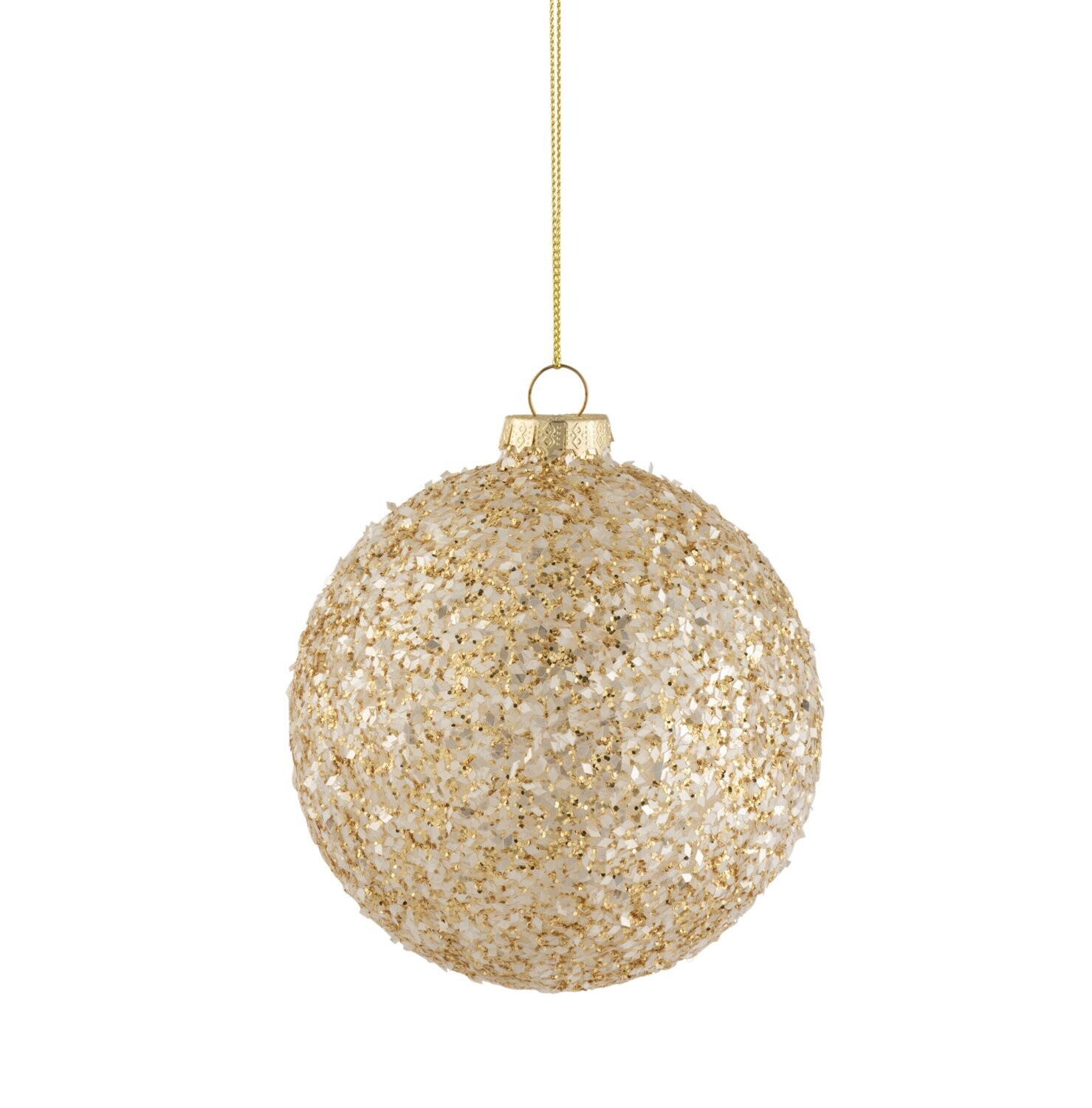 Sfera vetro paillettes