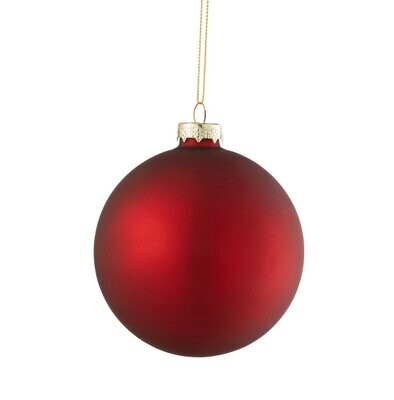 Sfera vetro rossa