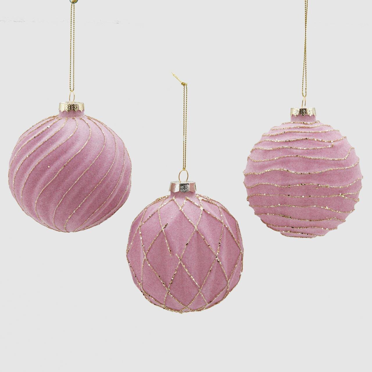 Sfera vetro velluto geometrie