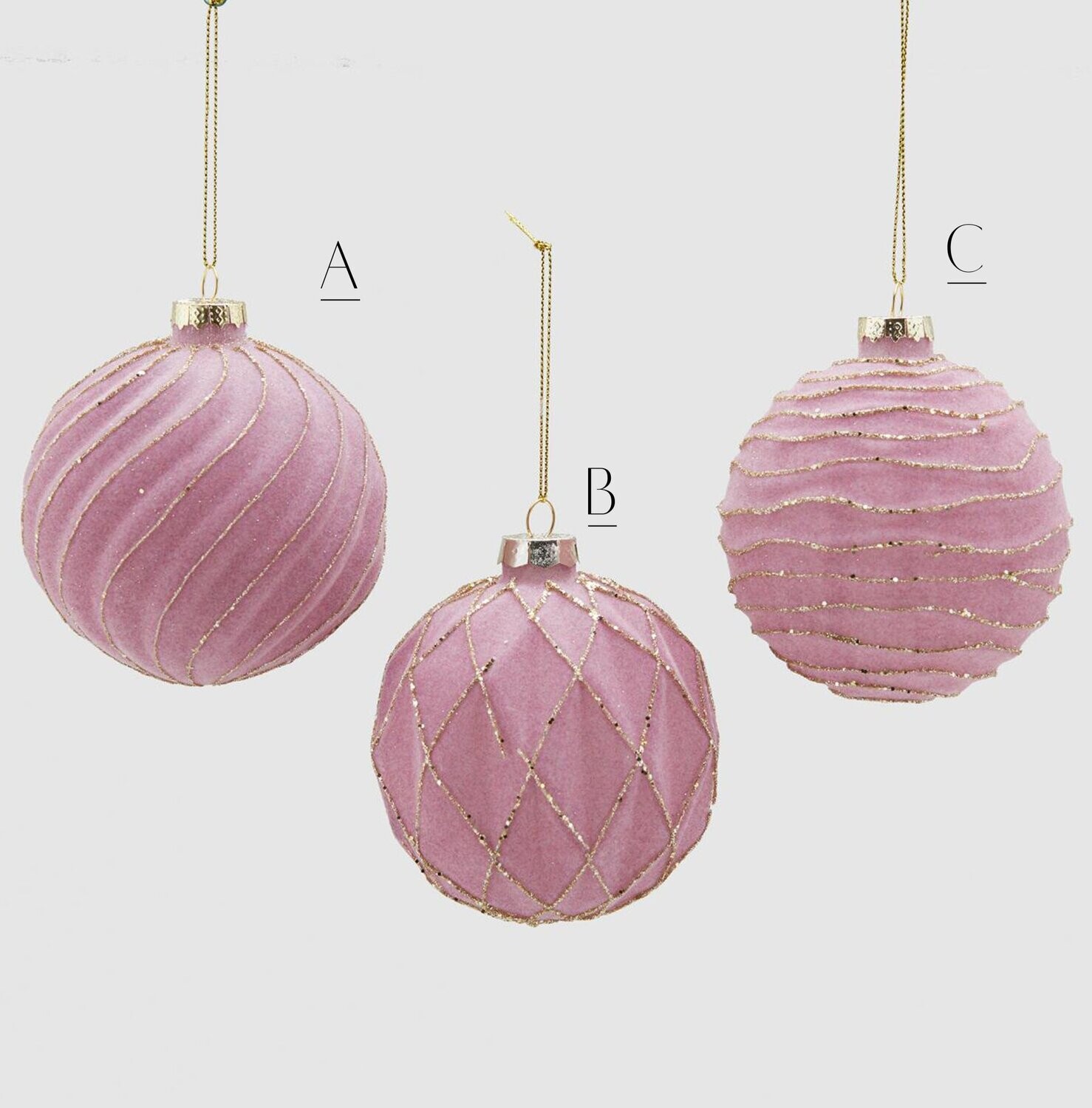 Sfera vetro velluto geometrie, Colore: A
