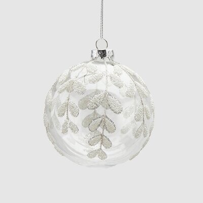 Sfera vetro foglie