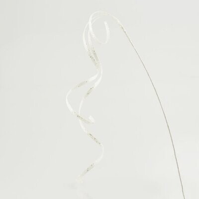 Filante glitter bianco